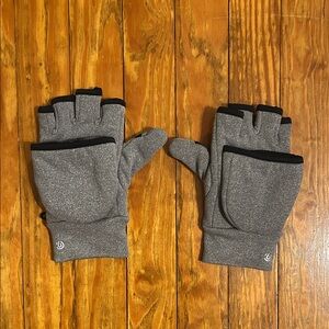 C9 by Champion Gray Fingerless Gloves Womens one size